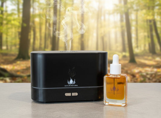 Bundle Pack-1: Ceylon Cinnamon essential oil & Aroma therapy diffuser with Remote controller (1)