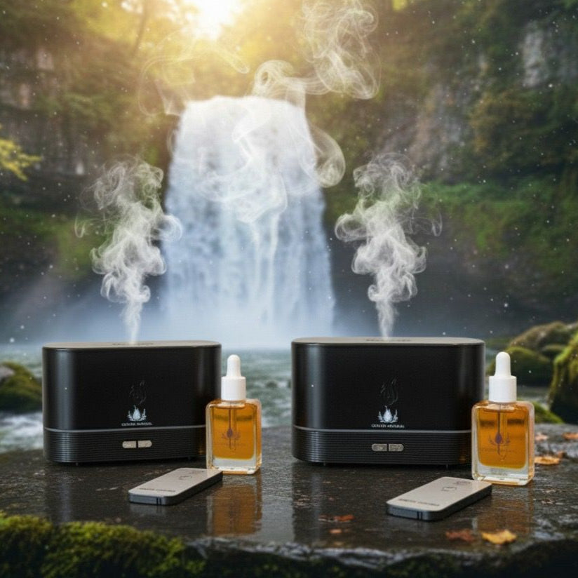 Bundle Pack-2: Ceylon Cinnamon essential oil (2) & Aroma therapy diffuser with Remote controller (2)