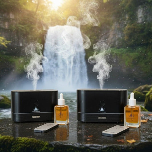 Bundle Pack-2: Ceylon Cinnamon essential oil (2) & Aroma therapy diffuser with Remote controller (2)